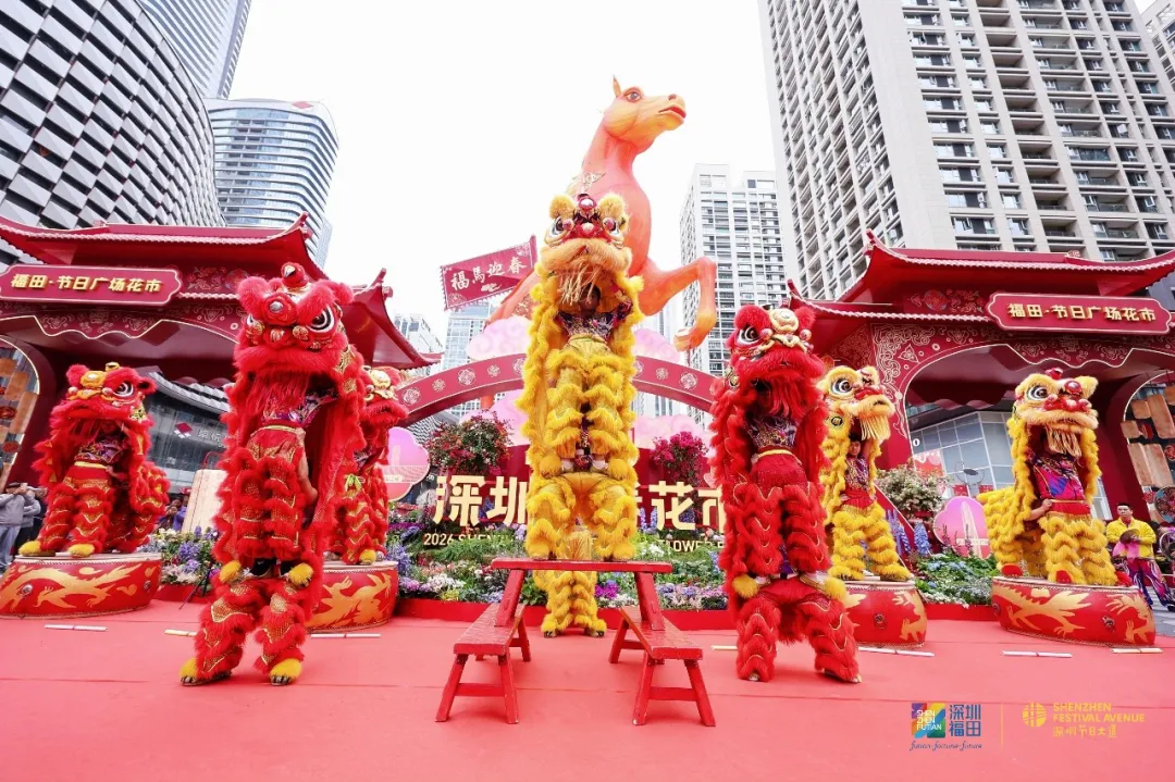 未来科技邂逅传统年味！飞碟eVTOL亮相深圳迎春花市